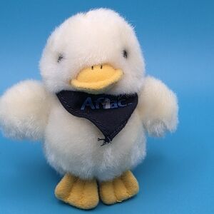 Aflac Plush Keychain Bag Fab With Clip Talking Duck Small 2 ½ Inches